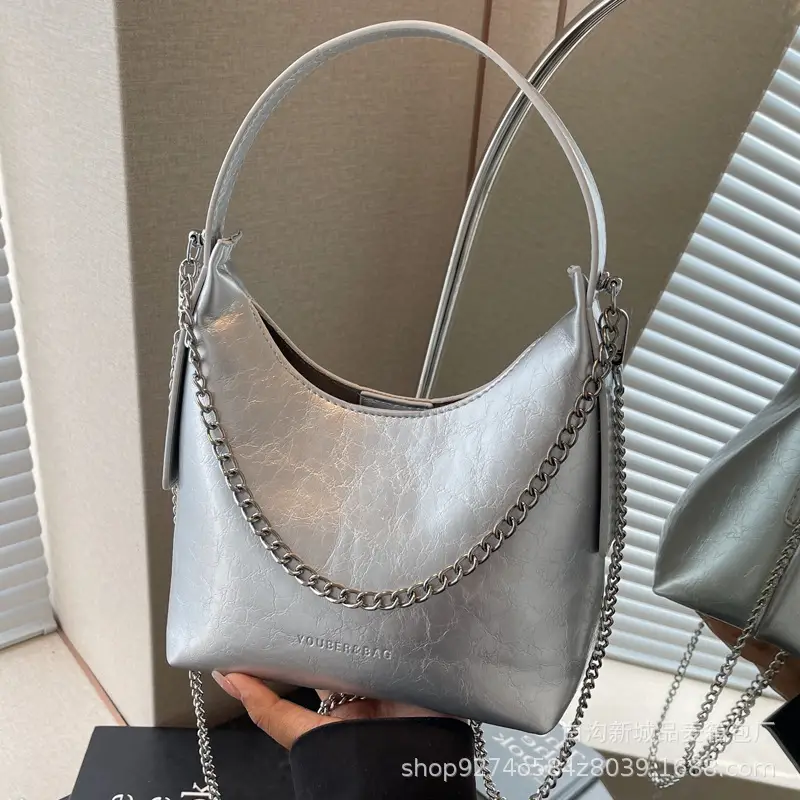 Silver Chain Shoulder Bag for Women 2026 - Image 7