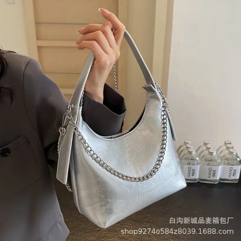 Silver Chain Shoulder Bag for Women 2026 - Image 9