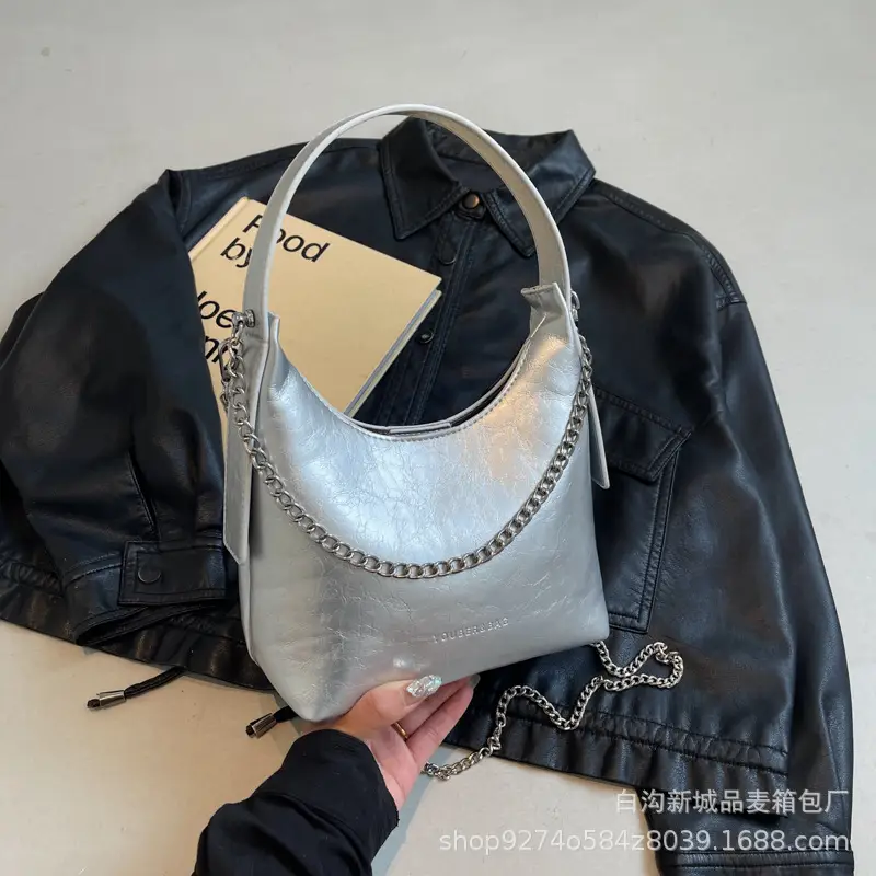 Silver Chain Shoulder Bag for Women 2026 - Image 4