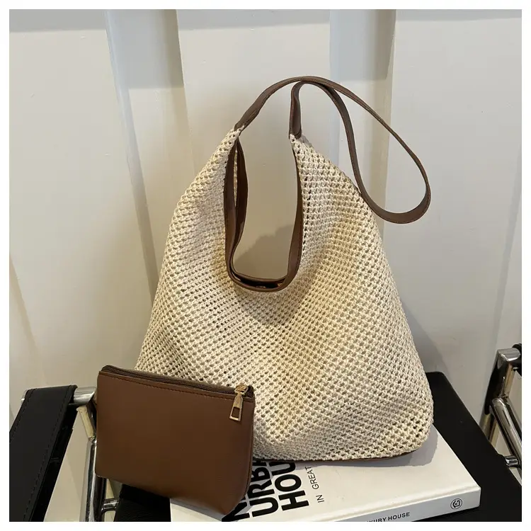 Straw Bag Large Capacity Women Shoulder Bag — feature 10