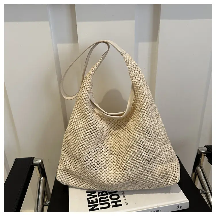 Straw Bag Large Capacity Women Shoulder Bag — feature 13
