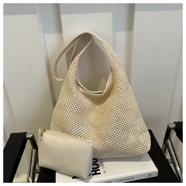 Straw Bag Large Capacity Women Shoulder Bag — feature 14