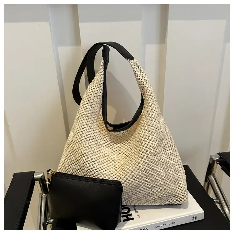 Straw Bag Large Capacity Women Shoulder Bag — feature 16