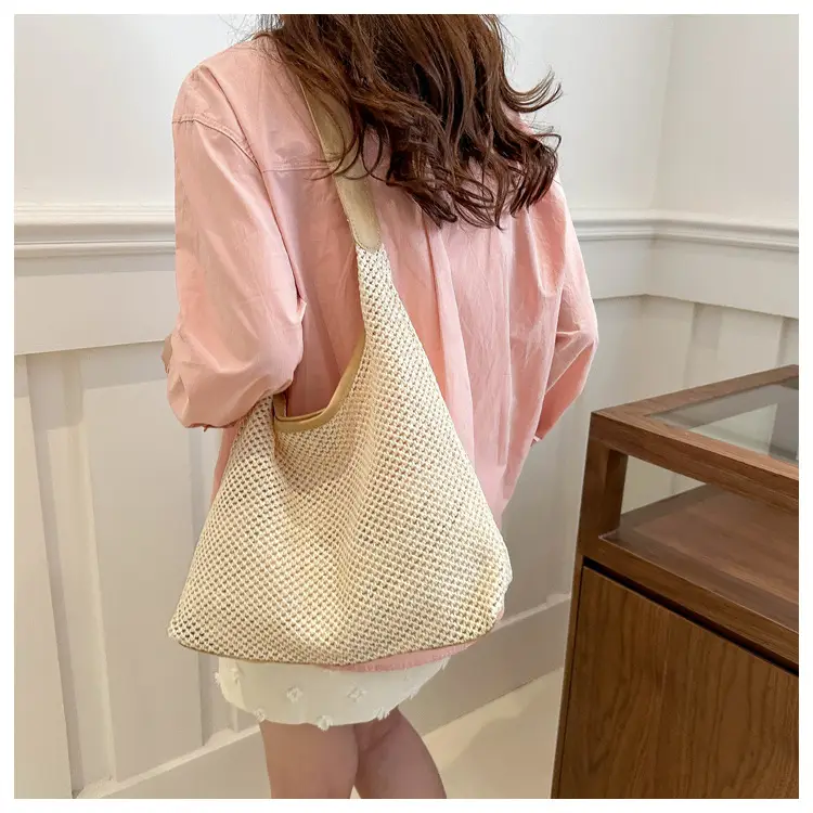 Straw Bag Large Capacity Women Shoulder Bag — feature 17