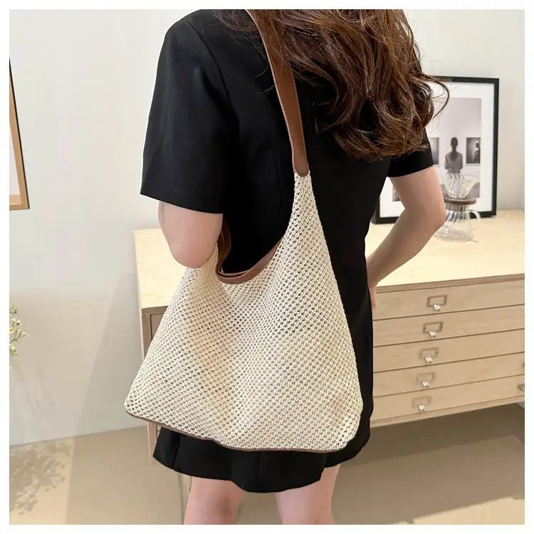 Straw Bag Large Capacity Women Shoulder Bag — feature 19