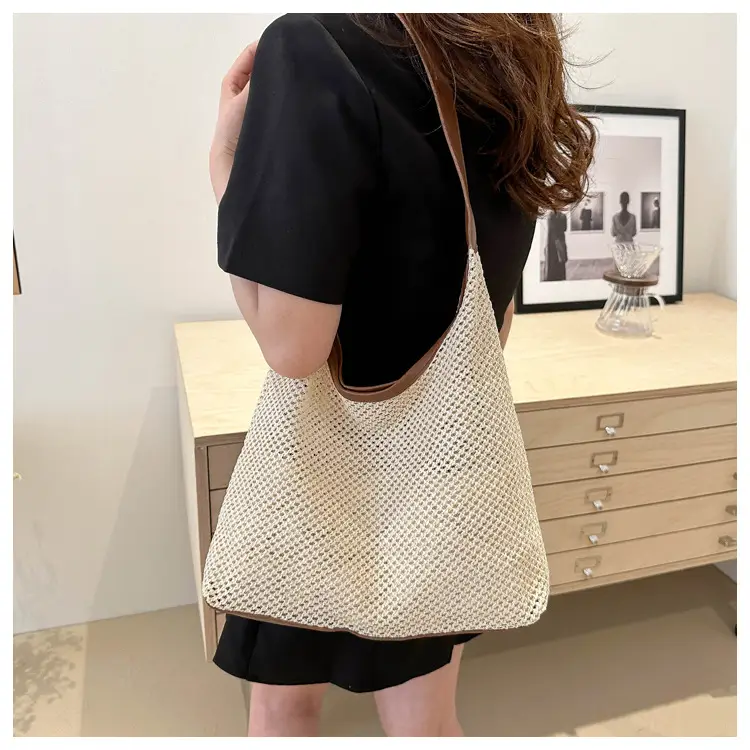 Straw Bag Large Capacity Women Shoulder Bag — feature 20