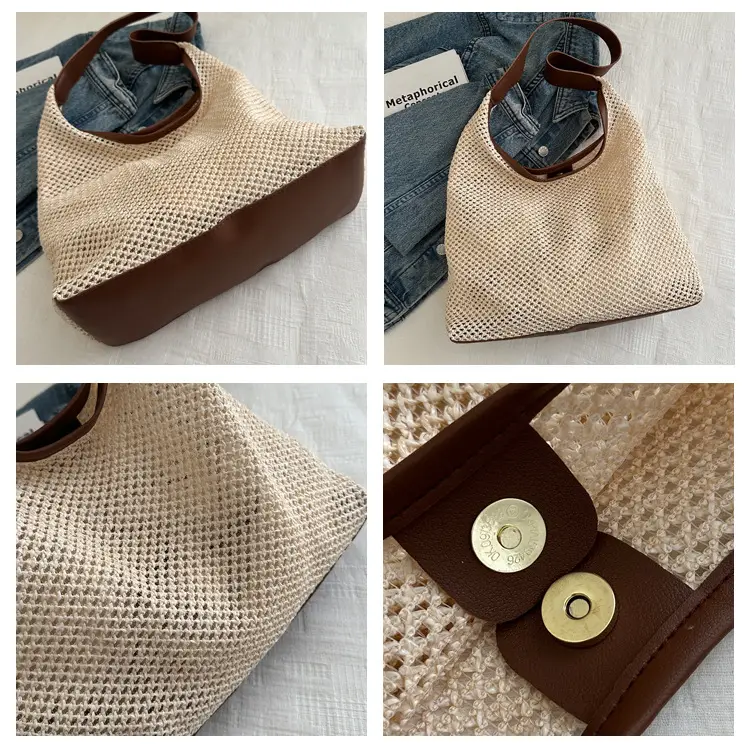 Straw Bag Large Capacity Women Shoulder Bag — feature 8