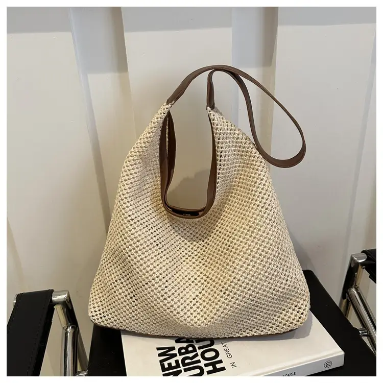 Straw Bag Large Capacity Women Shoulder Bag — feature 9