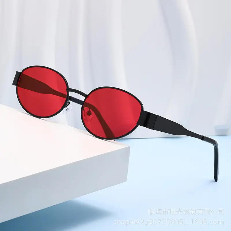 2026 Metal Oval Sunglasses for Men Women - Image 11