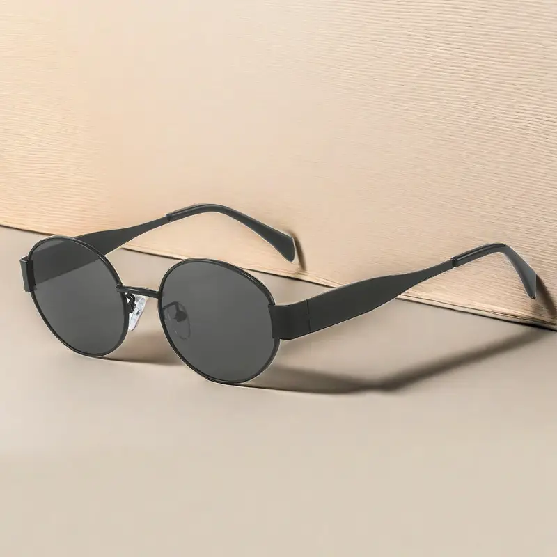 2026 Metal Oval Sunglasses for Men Women - Image 5