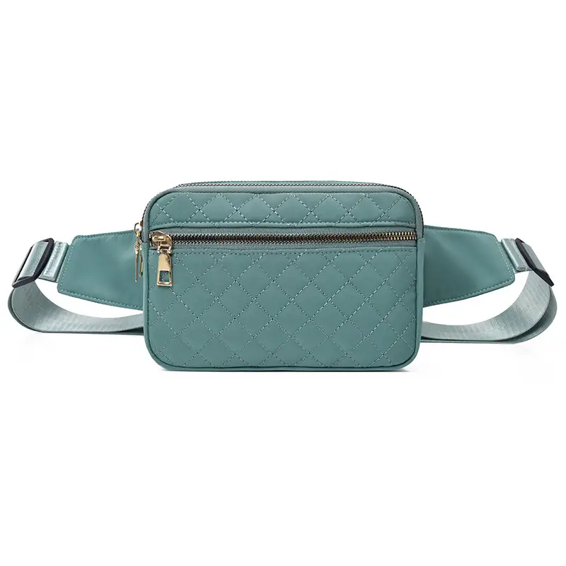 Waist Bag Female Korean Fashion Embroidered Rhombus Single Shoulder Messenger Bag - Image 3