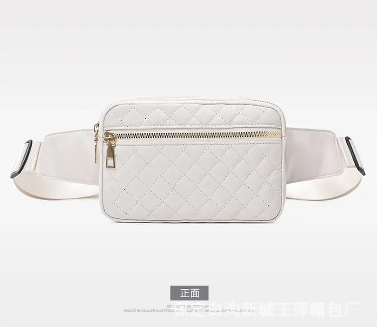 Waist Bag Female Korean Fashion Embroidered Rhombus Single Shoulder Messenger Bag — feature 19
