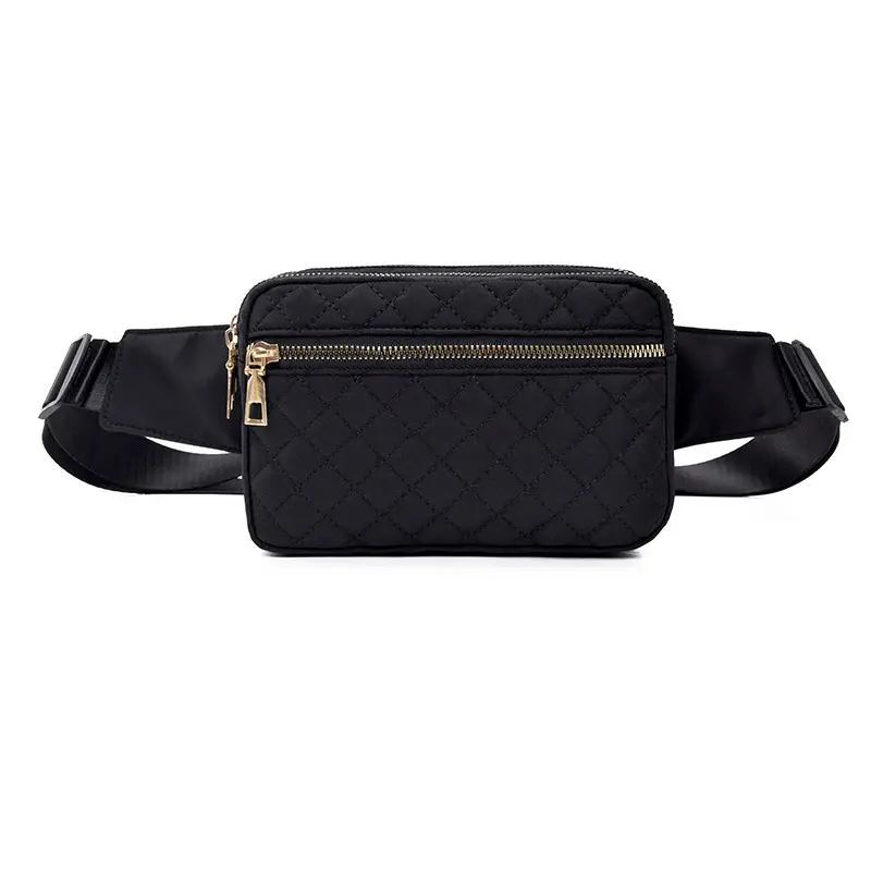 Waist Bag Female Korean Fashion Embroidered Rhombus Single Shoulder Messenger Bag - Image 5