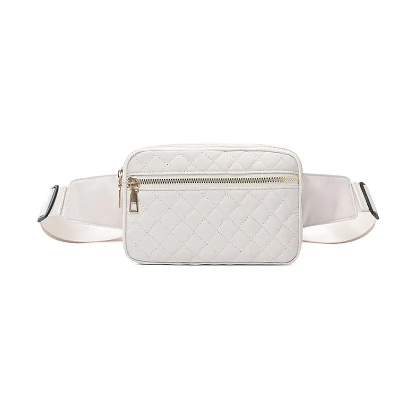Waist Bag Female Korean Fashion Embroidered Rhombus Single Shoulder Messenger Bag - Image 6