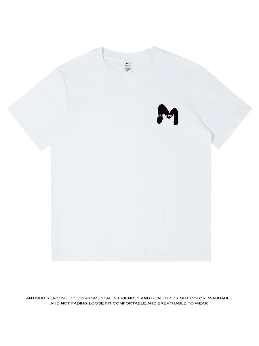 Men Navy Cotton Crewneck T-Shirt 230g Summer - Image 15