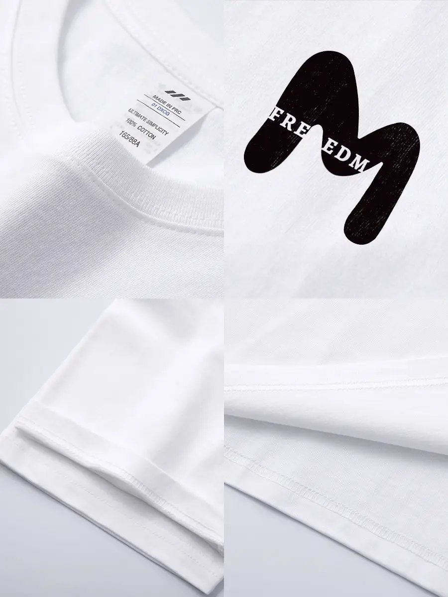 Men Navy Cotton Crewneck T-Shirt 230g Summer - Image 16