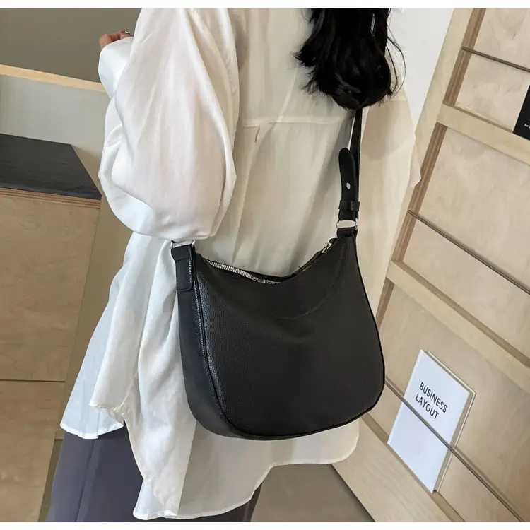 Women's Trendy Crossbody Bag Pure Leather Tan 2024 — feature 11