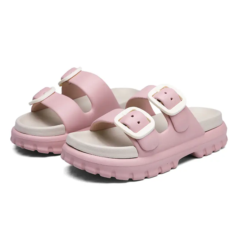 2024 Girl's Bocken Shoes Fashion Casual Explosive Non-Slip Party Beach Travel All-Match Trend Women's Sandals and Slippers - Image 9