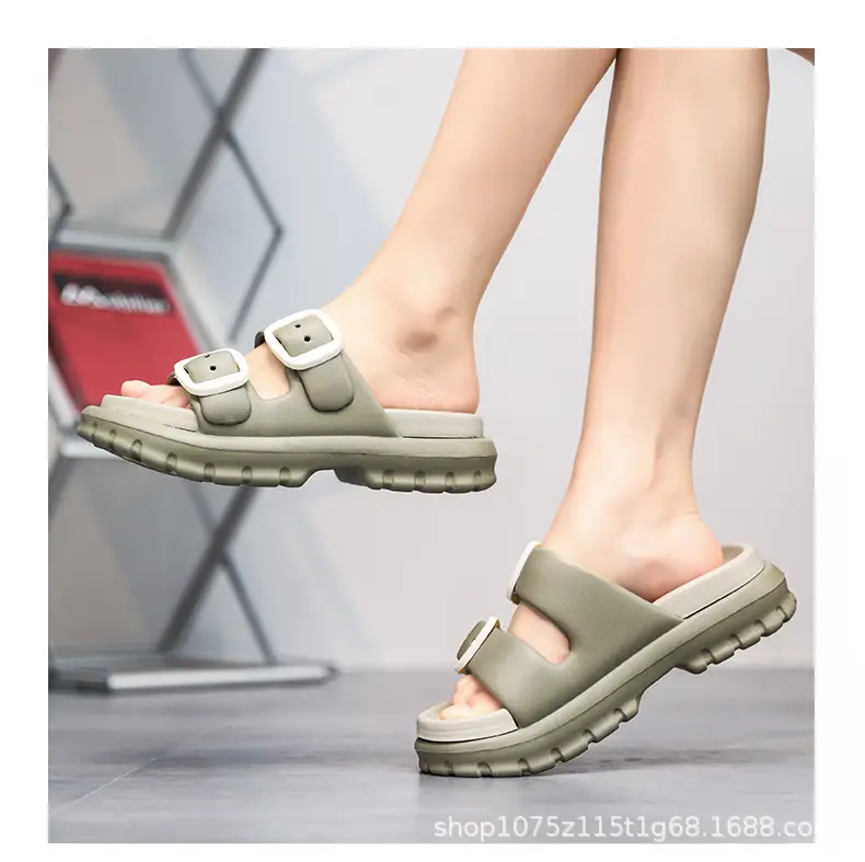2024 Girl's Bocken Shoes Fashion Casual Explosive Non-Slip Party Beach Travel All-Match Trend Women's Sandals and Slippers — feature 21