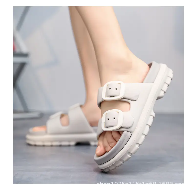 2024 Girl's Bocken Shoes Fashion Casual Explosive Non-Slip Party Beach Travel All-Match Trend Women's Sandals and Slippers — feature 25