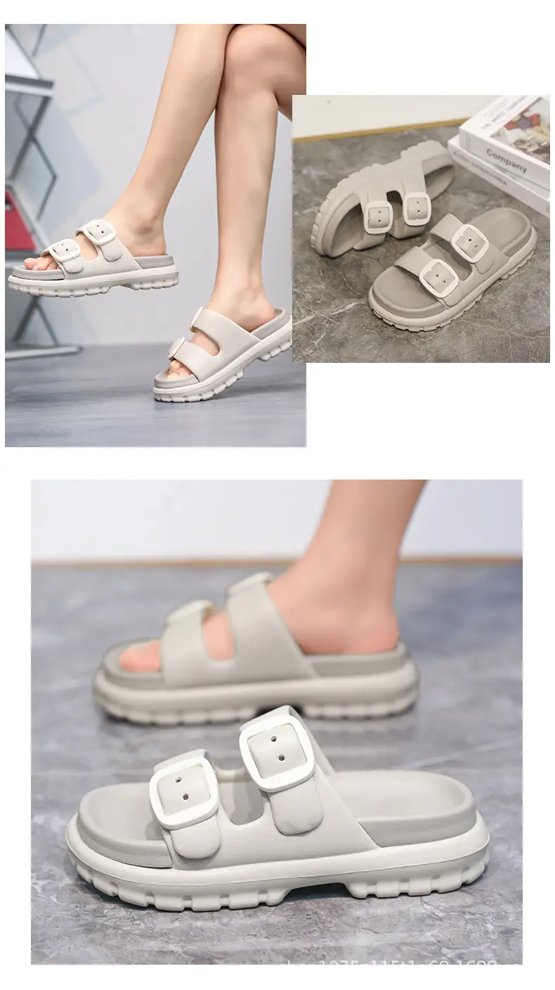 2024 Girl's Bocken Shoes Fashion Casual Explosive Non-Slip Party Beach Travel All-Match Trend Women's Sandals and Slippers — feature 26