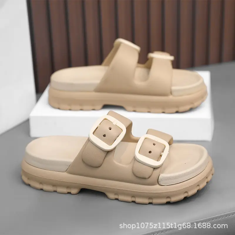 2024 Girl's Bocken Shoes Fashion Casual Explosive Non-Slip Party Beach Travel All-Match Trend Women's Sandals and Slippers - Image 3
