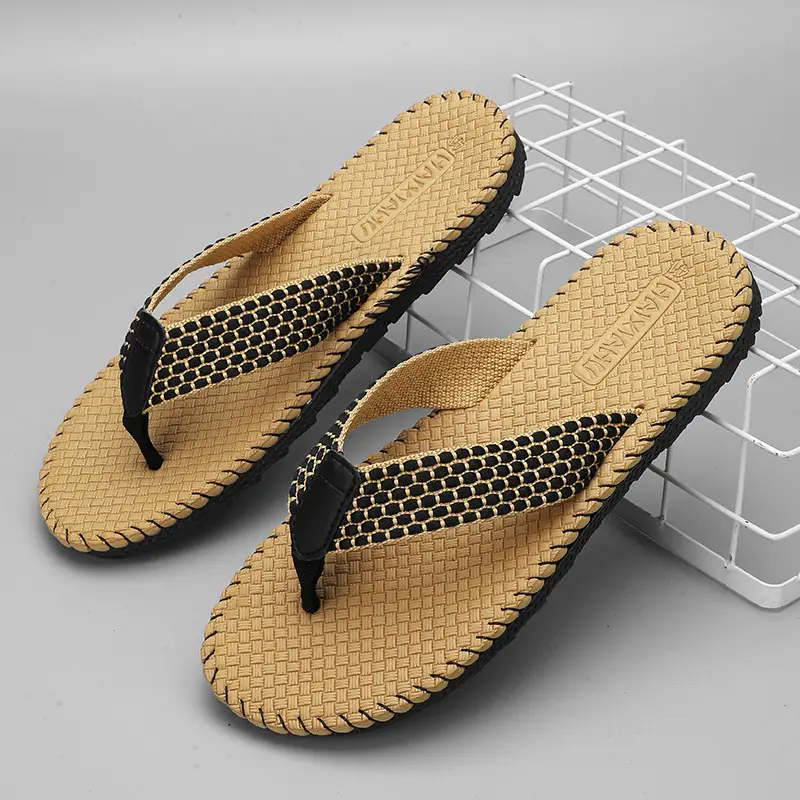 Cross-border summer new leisure slippers Korean fashion beach flip-flops outdoor fashion slippers Thailand slippers - Image 2