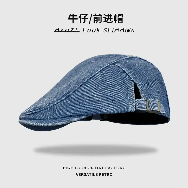 Forward-Pointing British Style Hat for Men - Image 20