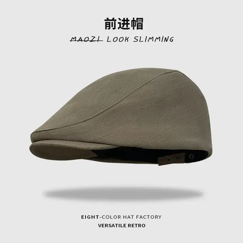 Forward-Pointing British Style Hat for Men - Image 2