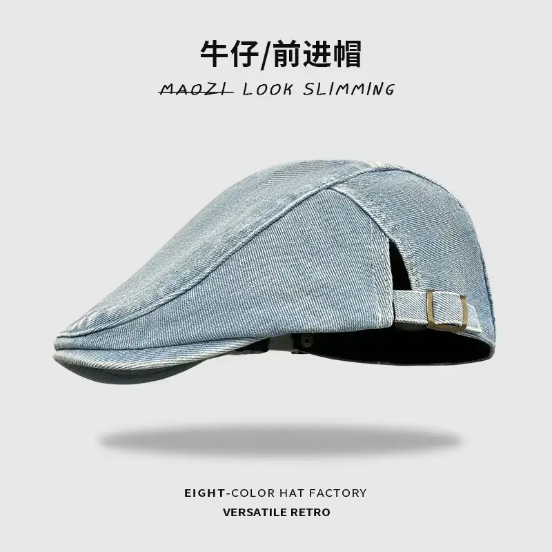 Forward-Pointing British Style Hat for Men - Image 7