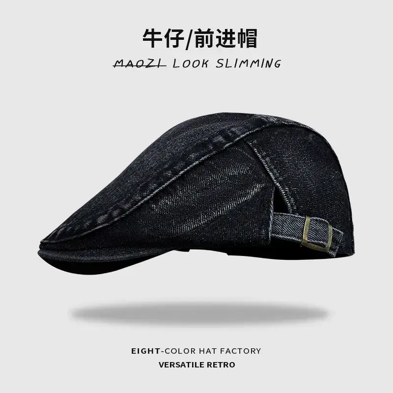 Forward-Pointing British Style Hat for Men - Image 8