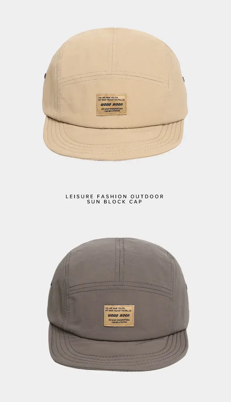Gray Japanese-style Baseball Cap for Men Women — feature 10