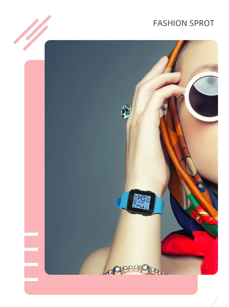 Blue Digital Smart Watch for Kids & Teens — feature 17