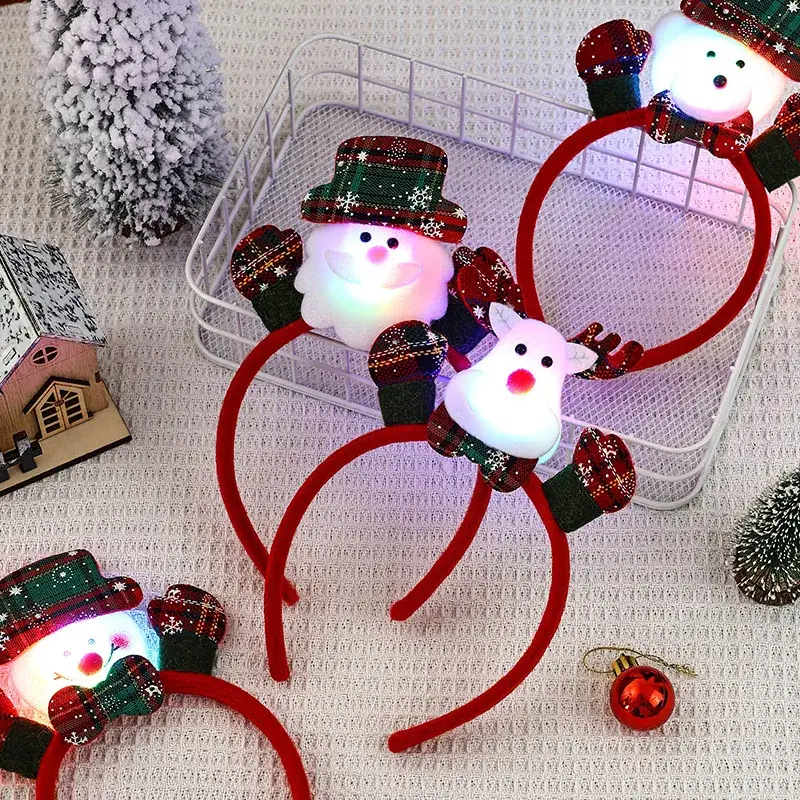 Luminous Snowman Headband for Kids & Eldowly Decor - Image 8