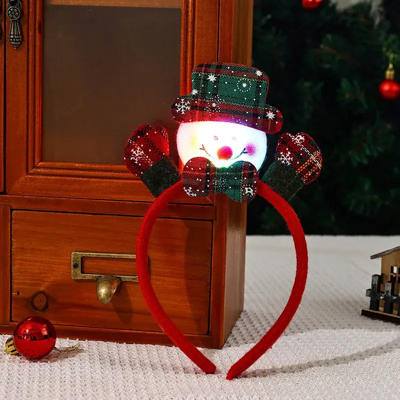 Luminous Snowman Headband for Kids & Eldowly Decor - Image 2