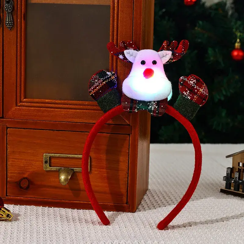 Luminous Snowman Headband for Kids & Eldowly Decor - Image 3