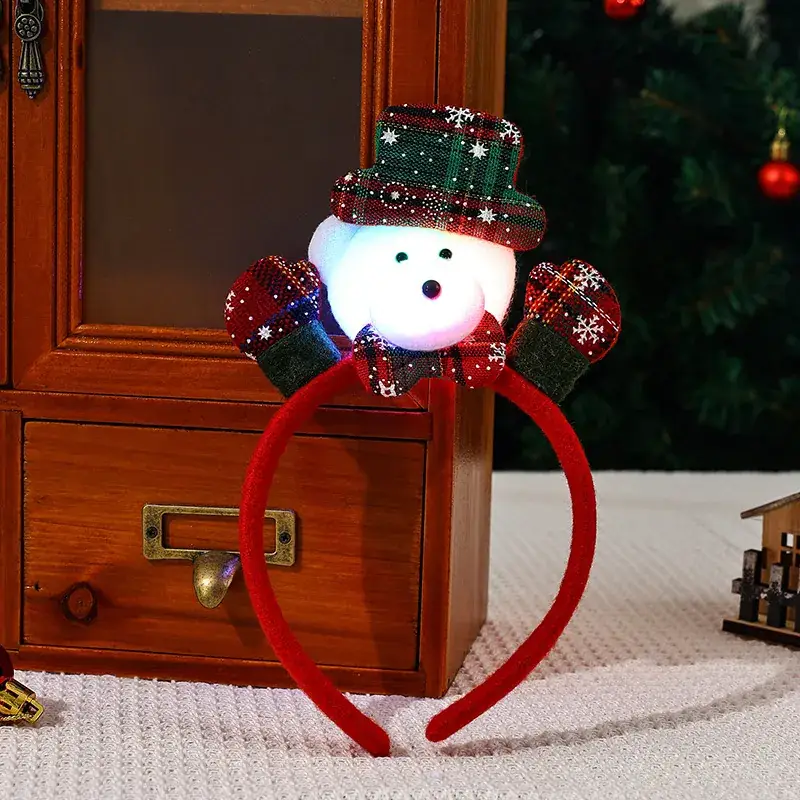 Luminous Snowman Headband for Kids & Eldowly Decor - Image 4
