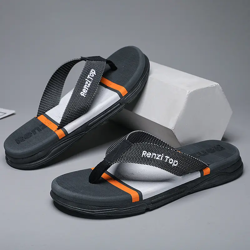 Fashion Trend Flip-Flops Men's Summer Non-slip Outer Wear Flip-flops Cross-border Explosion Wear-resistant Casual Beach Slippers - Image 7