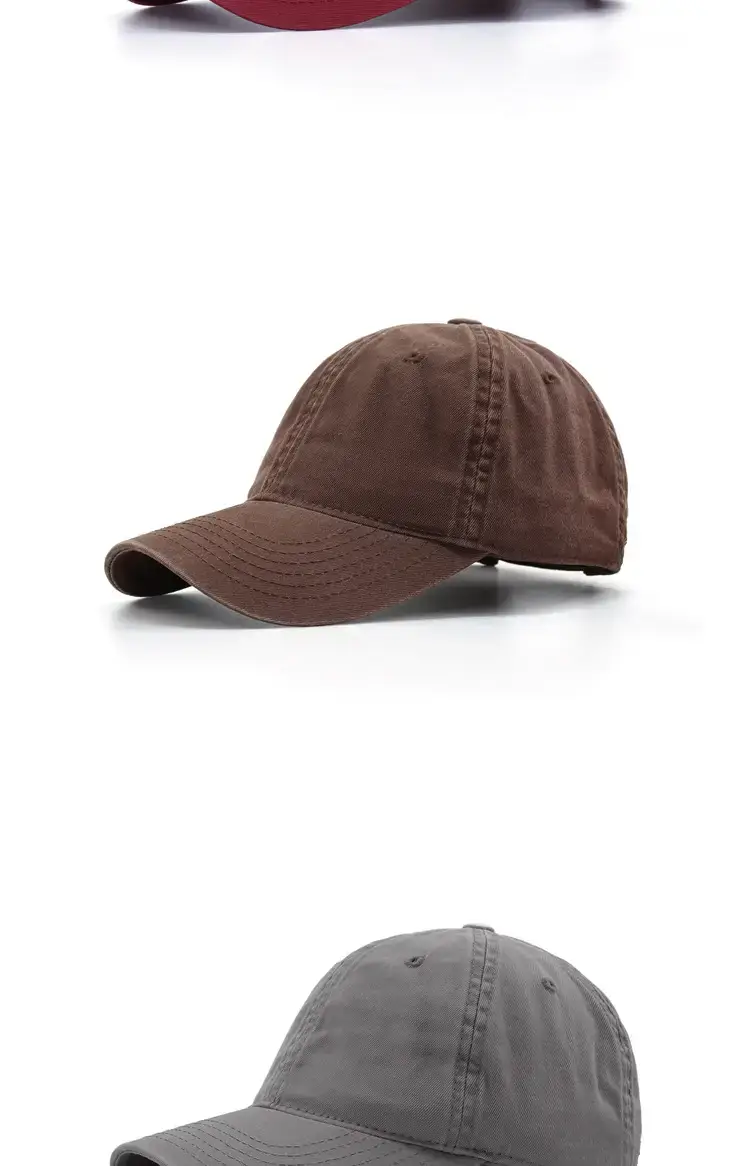 2024 Light Plate Cap Men's Washable Solid Color — feature 8