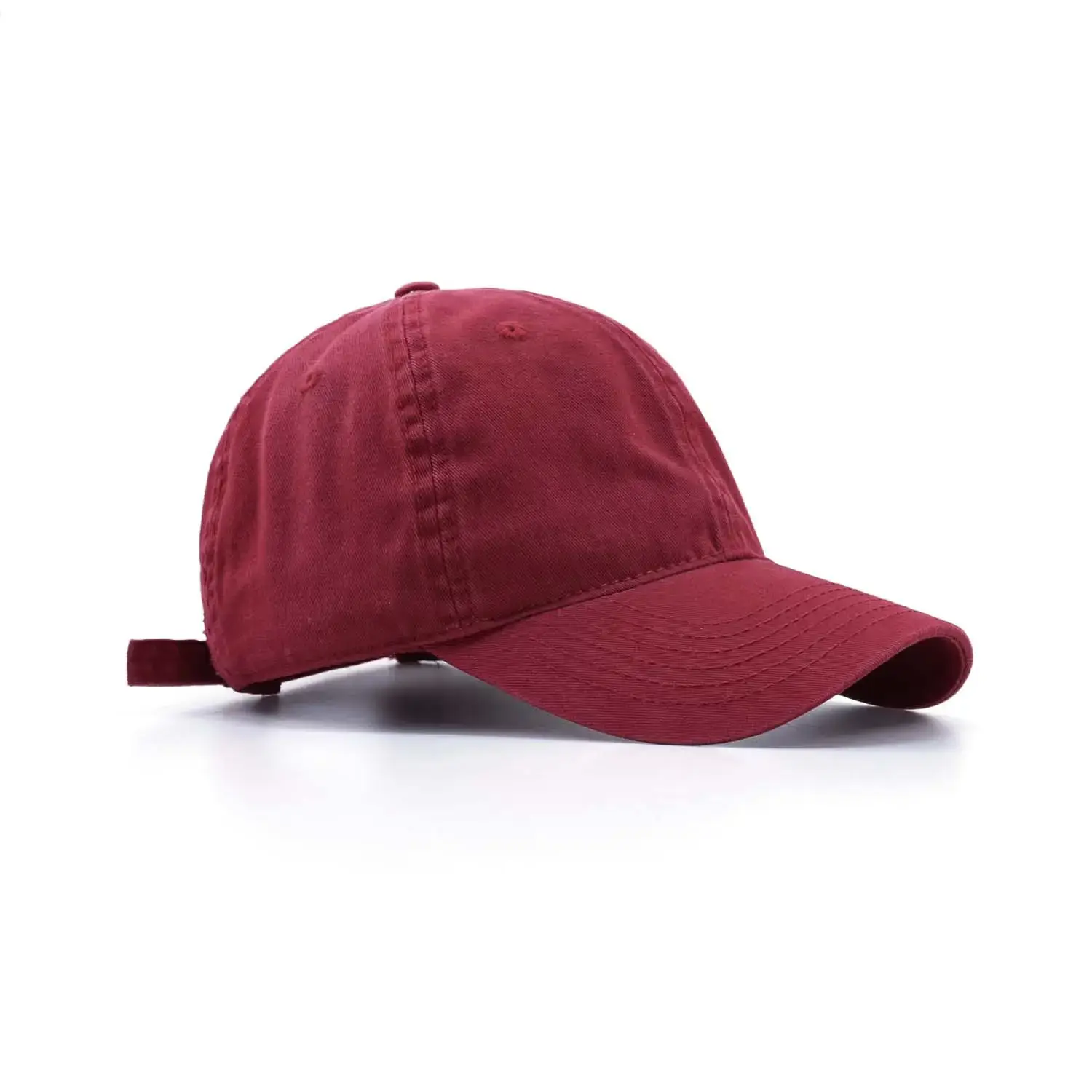 2024 Light Plate Cap Men's Washable Solid Color - Image 2