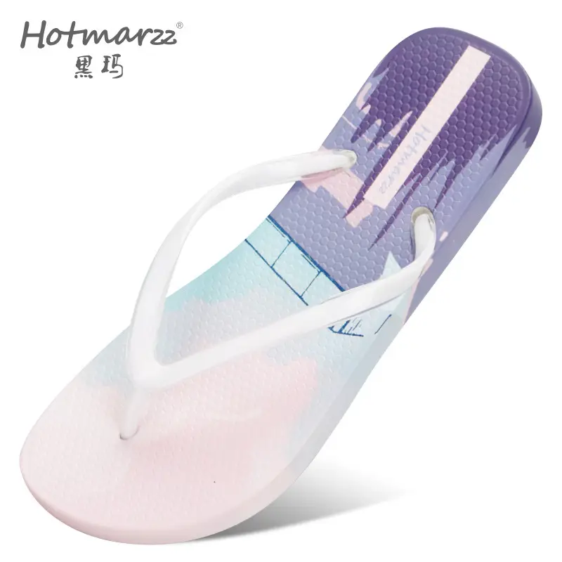 Hotmarzz Heima Women's New Slippers Non-slip Flip-flops Beach Sandals Flip-flops - Image 7