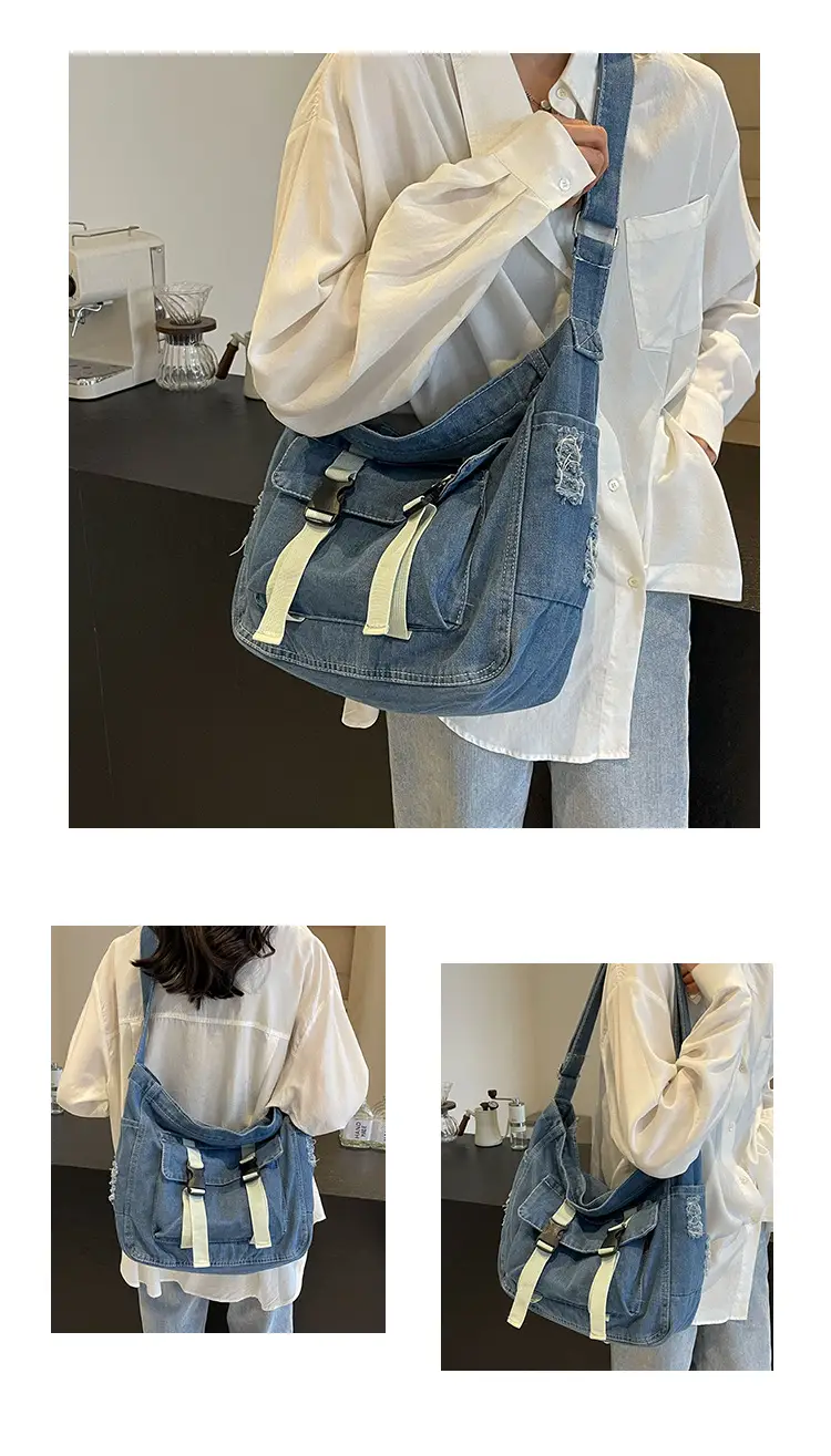 Women Denim Shoulder Bag Vintage Artistic 2026 — feature 18