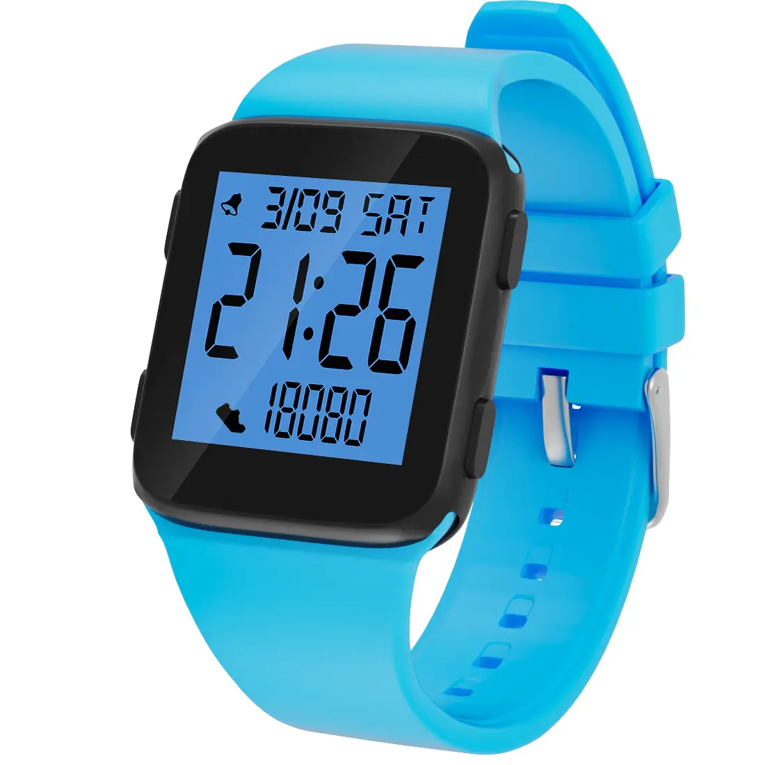 Blue Digital Step Counter Watch for Teens Middle School - Image 5