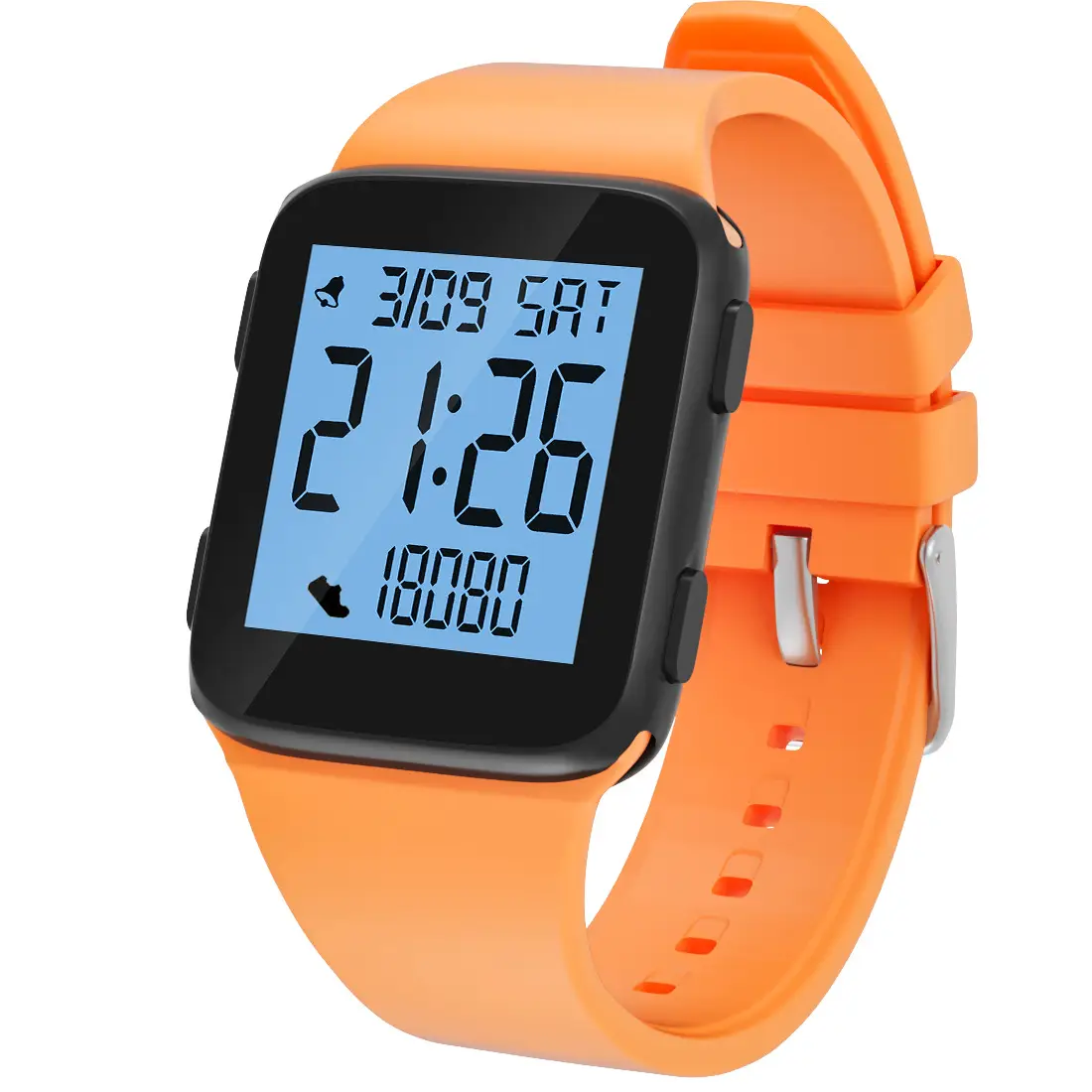 Blue Digital Step Counter Watch for Teens Middle School — feature 25