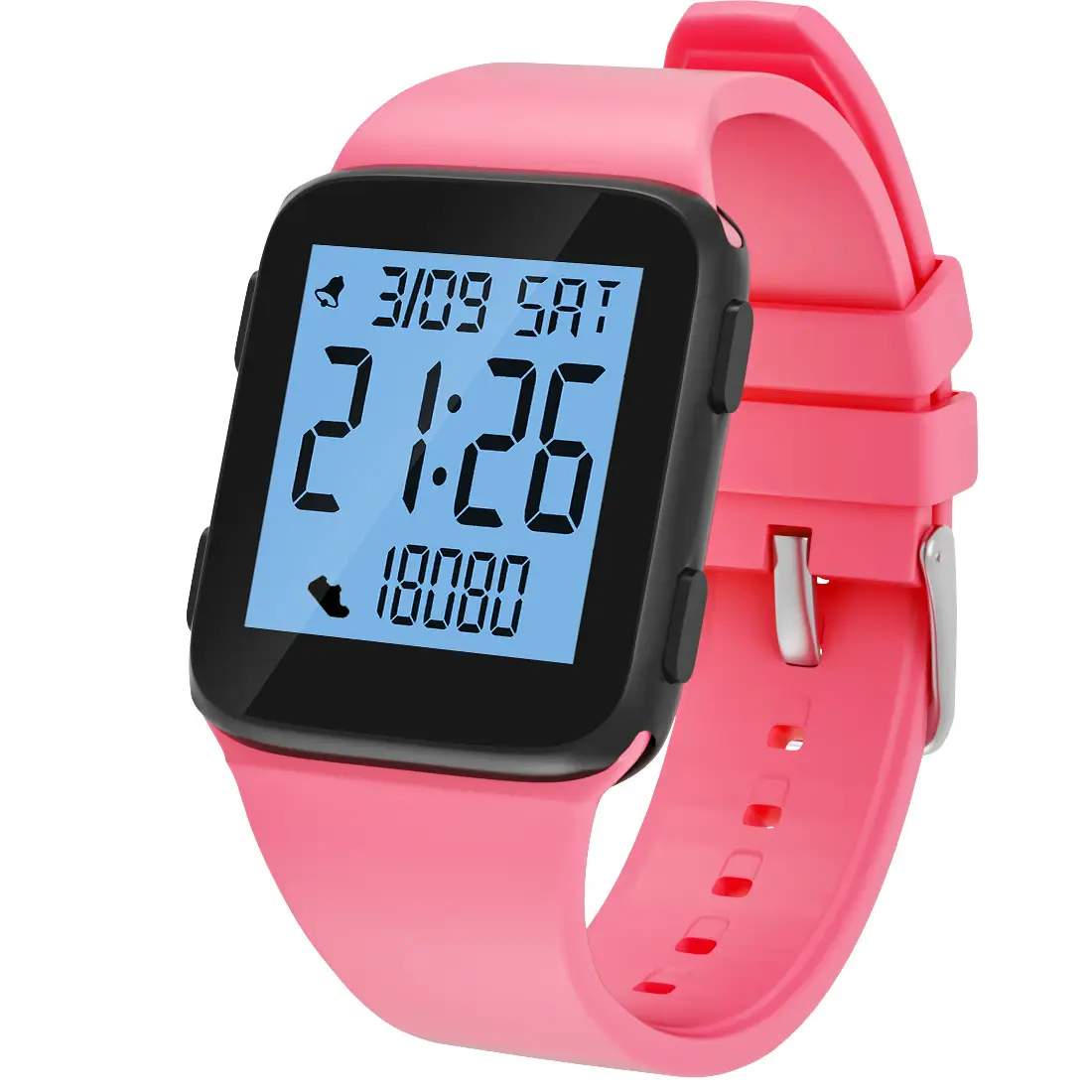 Blue Digital Step Counter Watch for Teens Middle School — feature 30