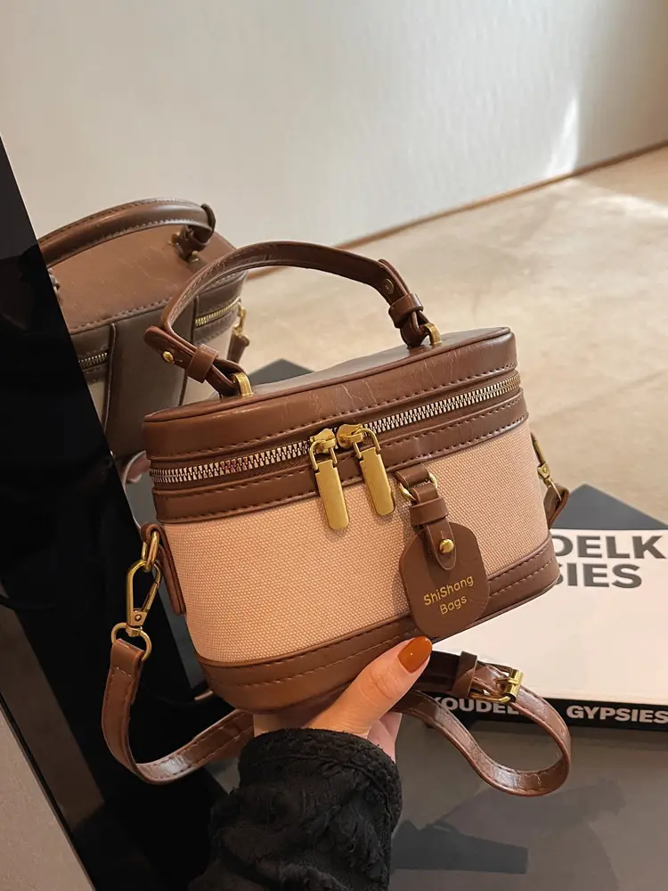 Vintage Textured Shoulder Crossbody Bag for Women 2024 - Image 4