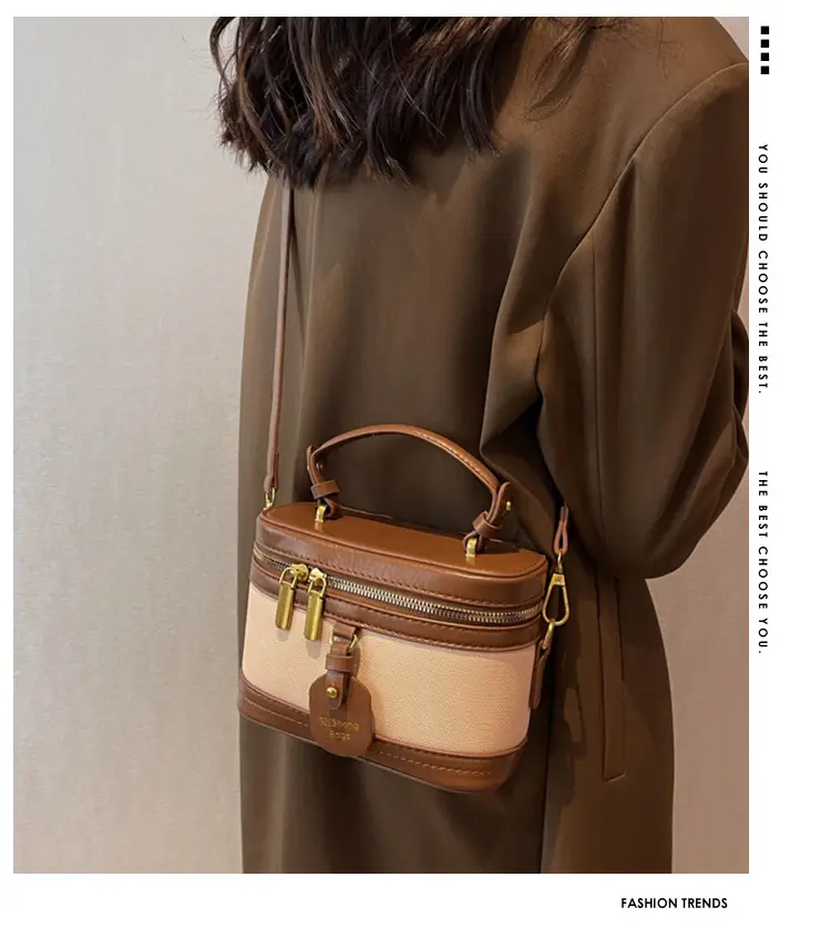 Vintage Textured Shoulder Crossbody Bag for Women 2024 — feature 1