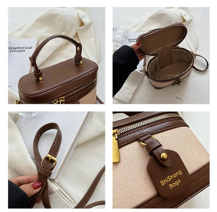 Vintage Textured Shoulder Crossbody Bag for Women 2024 — feature 9