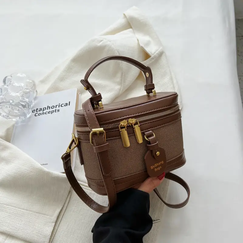 Vintage Textured Shoulder Crossbody Bag for Women 2024 - Image 2