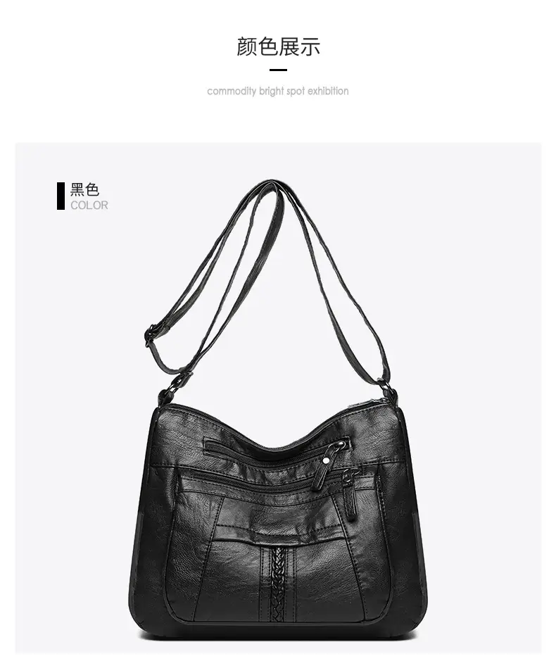 Women's Maroon Crossbody Shoulder Bag with Detachable Strap — feature 18